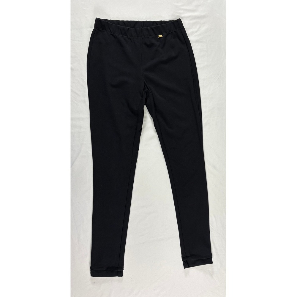 St. John Santana Knit Pull On Pants S/P Slim Elevated Old Money Stretch‎ Career